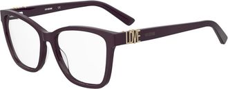 Moschino Glasses, female, Purple, Size: 55 MM Optical Frame