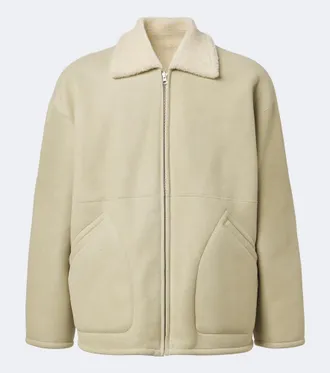 Auralee Chaqueta reversible de borrego