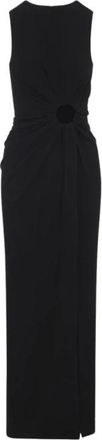 Sportmax Vestido con detalle de anilla drapeado - Dresses - Mujer - Negro - L