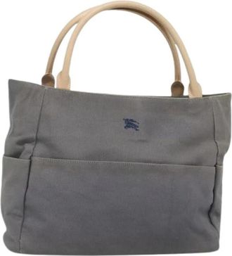 Burberry Pre-owned Vintage Tote Bag - Dames - Vintage Shopper - Grijs - ONE Size - Vintage