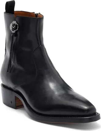 John Varvatos Walker Tassel Zip Boot in Black at Nordstrom Rack, Size 9.5