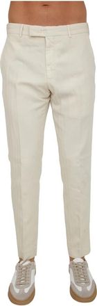Pantaloni Torino Pantalone - Heren - Slim Fit Broeken - Beige - XL - Katoen - Broeken