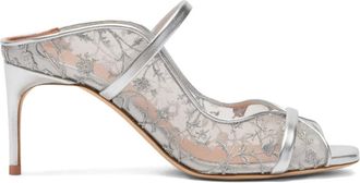 Malone Souliers Sandali Noah con ricamo - Grigio