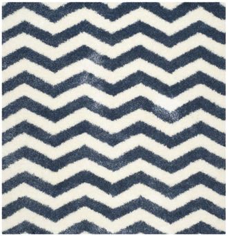 Safavieh Alfombra azul/beige 122 x 122 cm