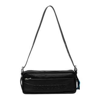 Patrizia Pepe Baguette Tas - Dames - Tassen - Zwart - Maat: ONE Size Leer