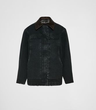 Prada Canvas trucker jacket