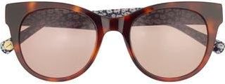 Ted Baker 50mm Round Sunglasses in Tortoise at Nordstrom Rack