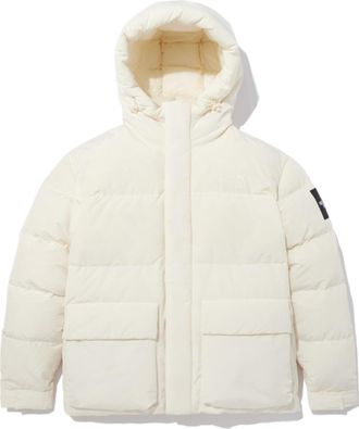 The North Face Logo Puffer Jacket White NJ1DN58L