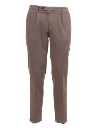 BRIGLIA 1949 pleated trousers - Brown