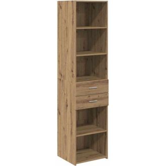 vidaXL Alacena Roble Artesanal 45 X 42,5 X 185 Cm Madera Contrachapada Vidaxl