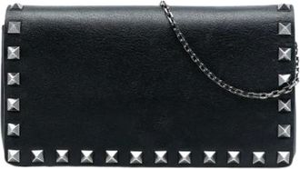 Valentino Pre-owned Clutches, female, Black, Size: ONE SIZE Pre-owned Vintage Clutch