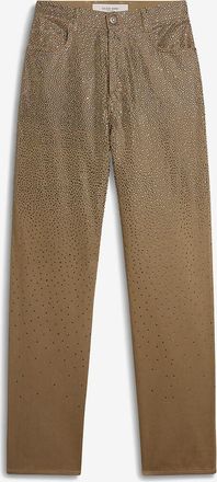 Golden Goose Verschlankte Hose mit Farbverlauf-Strassbesatz Journey