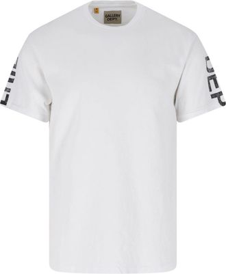Gallery Dept. White Graphic Logo Detail T-Shirt