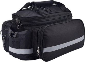 OEM Bolsa Para Portaequipajes Trasero De Bicicleta, 27 Litros, Funda Impermeable Para La Lluvia, Mochila Desmontable Para Bicicleta, Negra