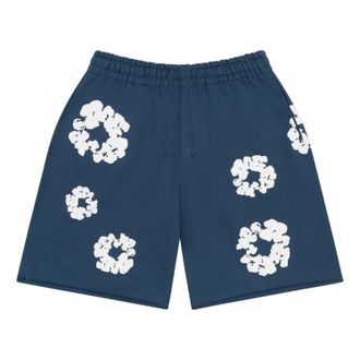 Denim Tears Cotton Wreath Sweatshorts Navy FW25BRS2952308