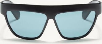 Valentino Geometric Acetate Eyewear unisex BLACK/GREEN 62