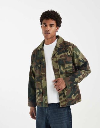 Levi's Frisco - Giacca multitasche con stampa mimetica-Verde