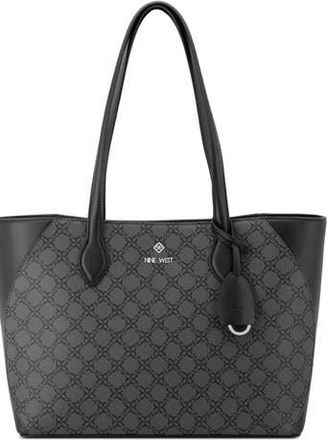 Nine West Cheryth Tote Bag in Jet Black Logo at Nordstrom Rack