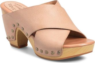 Kork-ease Gracie Platform Mule Sandal in Off White Fullgrain at Nordstrom, Size 10