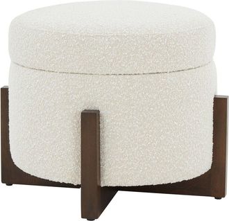 Safavieh Couture Danylyn Boucle Storage Ottoman