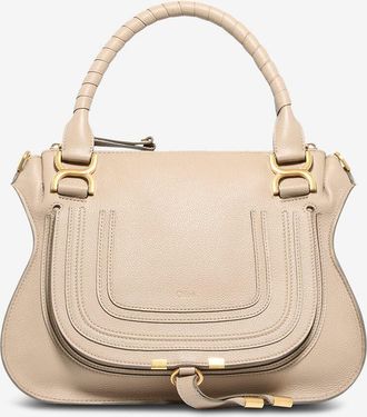 Chloé Hand- und Schultertasche aus genarbtem Leder Marcie Medium
