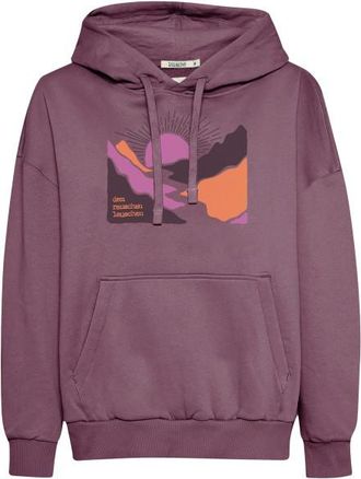 Greenbomb River Sundown Mello Hoodie f&uuml;r Damen | lila