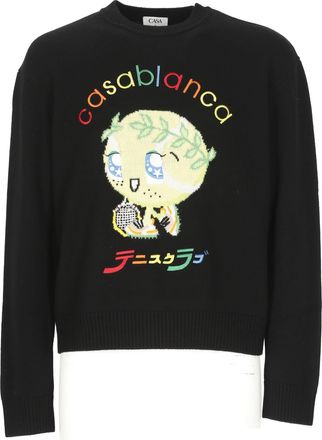 Casablanca Kawaii Tennis Boy Sweater