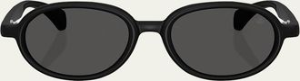 Moncler Mens ME8006 Oval Sunglasses