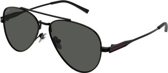 Gucci Sunglasses, unisex, Black, Size: 57 MM Sunglasses
