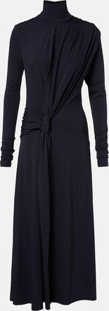 Victoria Beckham Gathered jersey midi dress