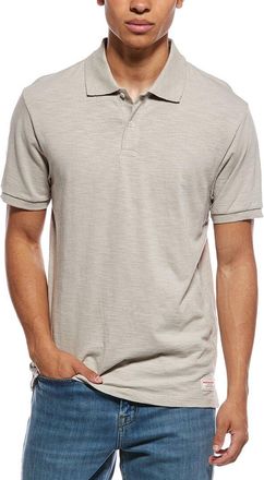 Scotch & Soda Panel Washed Slub Polo Shirt