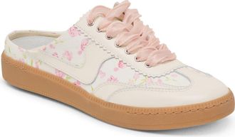 Dolce Vita Notice Mule Sneaker in Pink Floral Leather at Nordstrom, Size 9.5