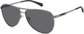 Polaroid PLD 2160/G/S/X Kj 1(M9) Zonnebril - Heren - Zonnebrillen - Grijs - 62 MM - Accessoires