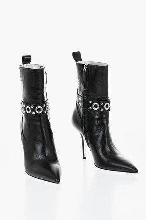 Dsquared2 Stivaletti in Pelle Spazzolata con Dettagli Eyelets 11cm Dsquared2