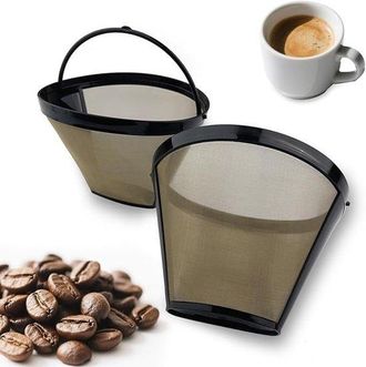 OEM Filtro De Caf&eacute; Reutilizable De Acero Inoxidable Para 8-12 Tazas