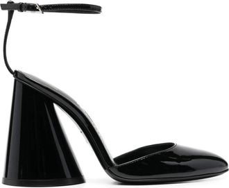 The Attico Slingback pumps met spitse neus - Dames - Pumps - Zwart - 37 EU - Leer - Schoenen