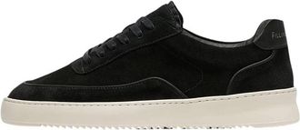 Filling Pieces Mondo Suede Lux Black - Heren - Sneakers - Zwart - 40 EU - Schoenen