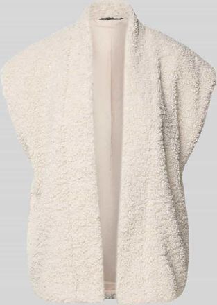 Only Relaxed Fit Weste in Teddyfell-Optik Modell NAYA in Ecru, Größe XS