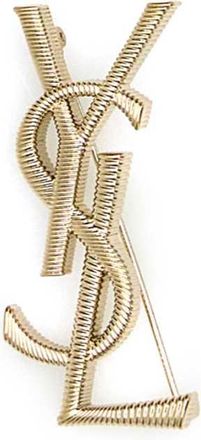 Saint Laurent Cassandre Logo Brooch