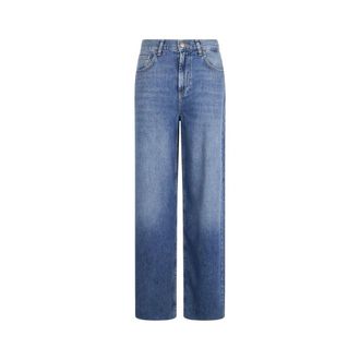 Liu Jo Straight Jeans, female, Blue, Size: W28 Blue Denim Fashion Jeans