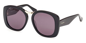 Max Mara MM0092 BRIDGE 01A Womens Sunglasses Black Size 55