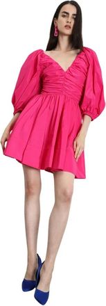 Imperial Taffeta Jurk - Dames - Korte kleedjes - Roze - M - Kleedjes