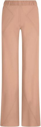 Giorgio Armani Elegante Broek - Dames - Wijde Broeken - Roze - M - Broeken