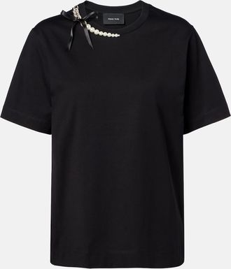 Simone Rocha T-shirt in jersey di cotone