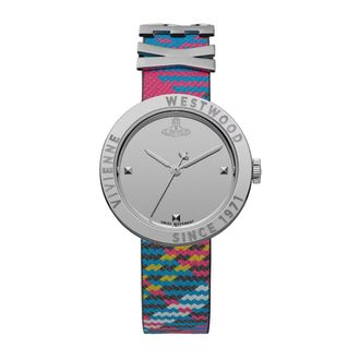 Vivienne Westwood The Rebel Tartan Quartz Watch - Dames - Horloges - Veelkleurig - ONE Size - Leer - Accessoires