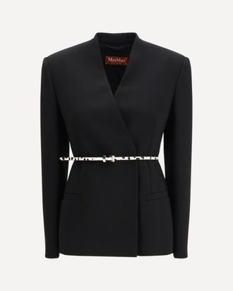 Max Mara Double-breasted cady Jacket Female 44