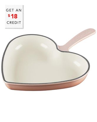 LE CREUSET Traditional Heart Skillet With $18 Credit