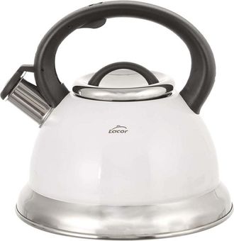 Lacor Hervidor Silbante Lacor Blanco - 2,5 Litros