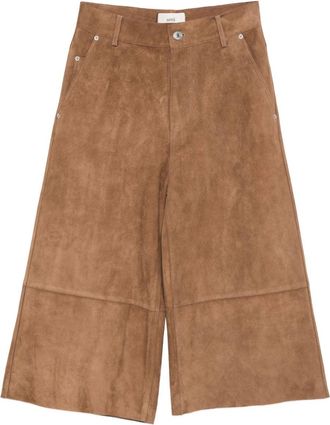 Ami Womens Trousers Brown