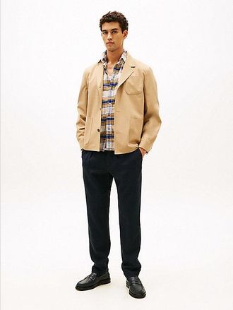 Tommy Hilfiger Harlem Tapered Pleated Twill Trousers